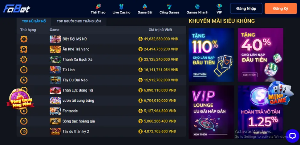 Bàn chơi Baccarat trực tuyến với các lá bài